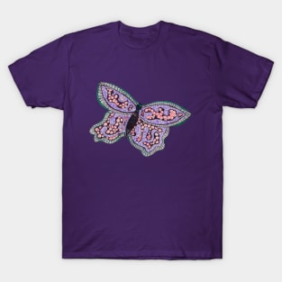 Butterfly Spiral Design T-Shirt